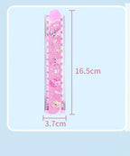 2Pcs Random 30cm Multi functional Foldable Ruler for Student Drawing Pattern Ruler