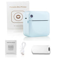 Mini Portable Printer Thermal Printing Sticker Wireless Inkless Mini Pocket Printer Self-adhesive Label Printer Photo Printer