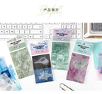 10pcs/lot Memo Pads Material Paper  slow start to the season Collection Journal Scrapbooking paper  Background Decoration Paper