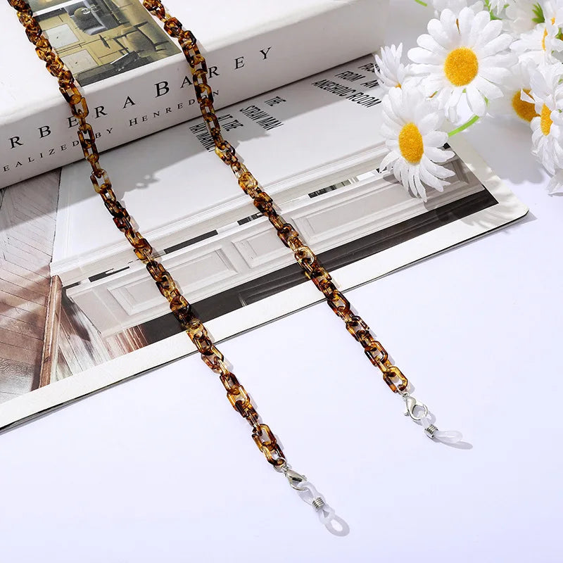 New Face Mask Chains Acrylic Glasses Chain Holder Lanyard Hanging Reading Eyewear Mask Women Men Neck Chains Holder Rope Strap
