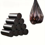 3 Rolls 60pcs Upgraded Durable Black Household Trash Bags, Multi-Purpose Trash Bags Black for Privacy Trash Bags for Privacy