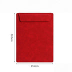 PU Leather Menu Wine Holder Invisible Magnetic Buckle Pen Insert A4 A6 File Folder Waterproof Clipboard Document Clip Restaurant