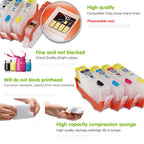 Refillable Ink Cartridge For HP 670 Ink Cartridge 4 Color with ARC Chip For HP 670 Deskjet 3525 4615 4625 5525 Printer