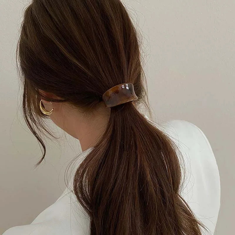 Korean Elegant Hair Rope Bracelet Scrunchie Women Elastic Hair Rubber Bands Accessories For Girls Tie Hair Ring Headdress Holder