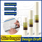 AngelMark Tracing Paper Roll High Transparent Draft Rotring Drawing Paper Sketch Copy Paper Pattern Painting Paper for Sewing