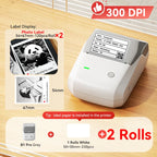 Niimbot B1 Pro Label Printer 300 DPI High-definition Red Black Color Printing Self-adhesive Photo Printing for Business Home