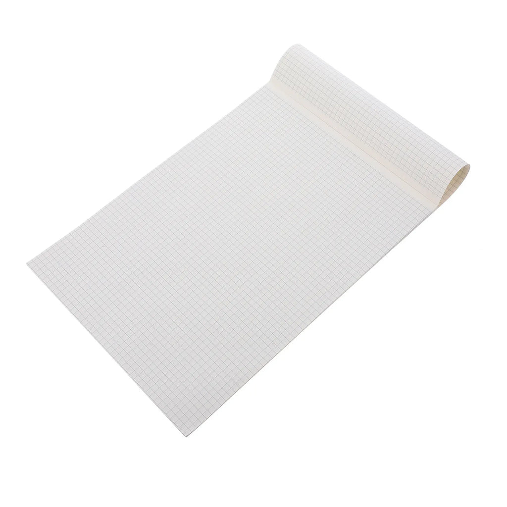 40Sheets Thickened Graph Paper Notebook Clear Layout Double Sided Grid Paper Drafting Engineering Pad Math Drawing Papers Back