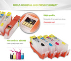 Refillable Ink Cartridge For HP 670 Ink Cartridge 4 Color with ARC Chip For HP 670 Deskjet 3525 4615 4625 5525 Printer