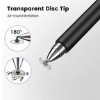 Portable Professional 3-in-1 Stylus Pen High Sensitivity Metal Touch Screen Pen No Bluetooth Universal Capacitive Touch Pencil