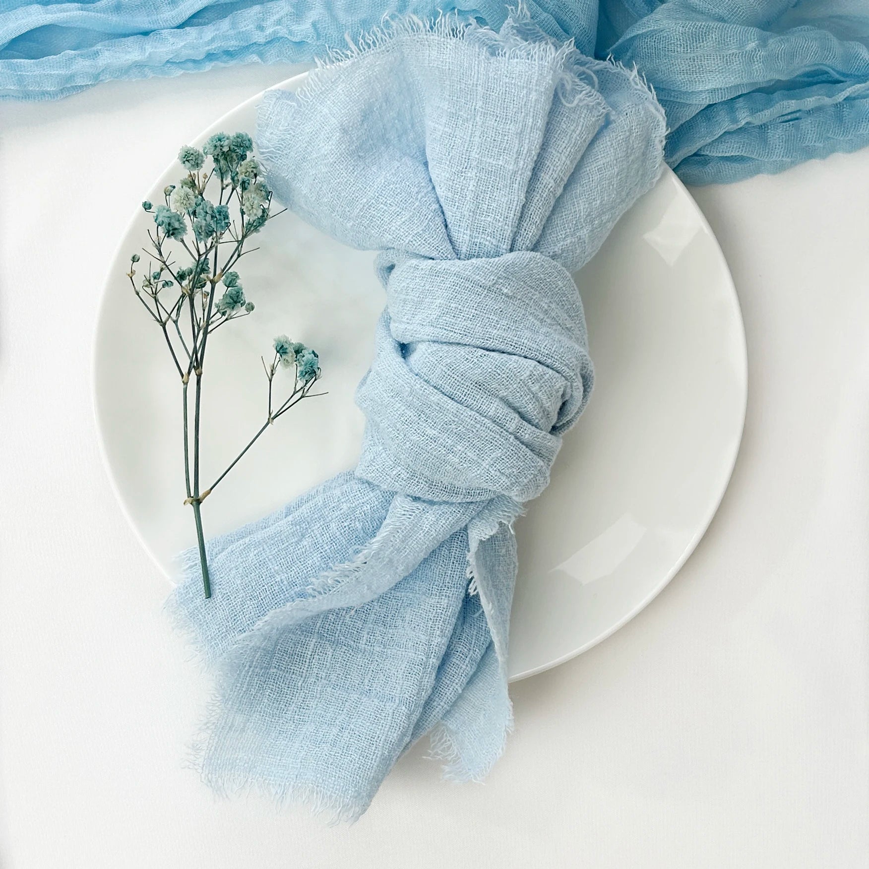 10pcs 32x32cm Wholesale Pink Gauze Cotton Napkin Reusable Tea Towel Wedding Party Christmas Table Decor Retro Burrs napkin