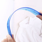 2Pcs Color Flexible Rulers Soft Bendable Plastic Rulers Duals Scale Bendable Flexible Rubber Rulers Clear Straight Ruler