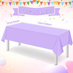 Light Purple Birthday Party Supplies Lavender Paper Cup Plate Napkin Tablecloth for Kids Birthday Wedding Baby Shower Decor