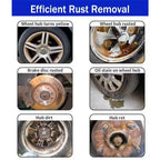 Large Capacity Powerful Car Rust Remover Spray - Exhaust/Wheel Care, Metal Powder Remover