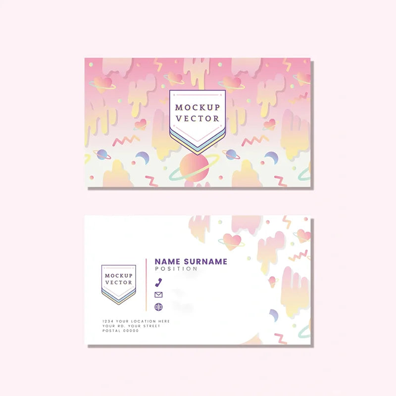 200PCS Custom Cards Thank You Cards Custom Business Card Personalized Logo For Small Business Wedding Invitation Postcards