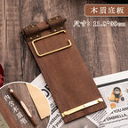 Vintage Sticky Note Clip Hanging Roll Paper Sticky Note No Sticky Ins Wind Board Note Blank Notepad Message Pad