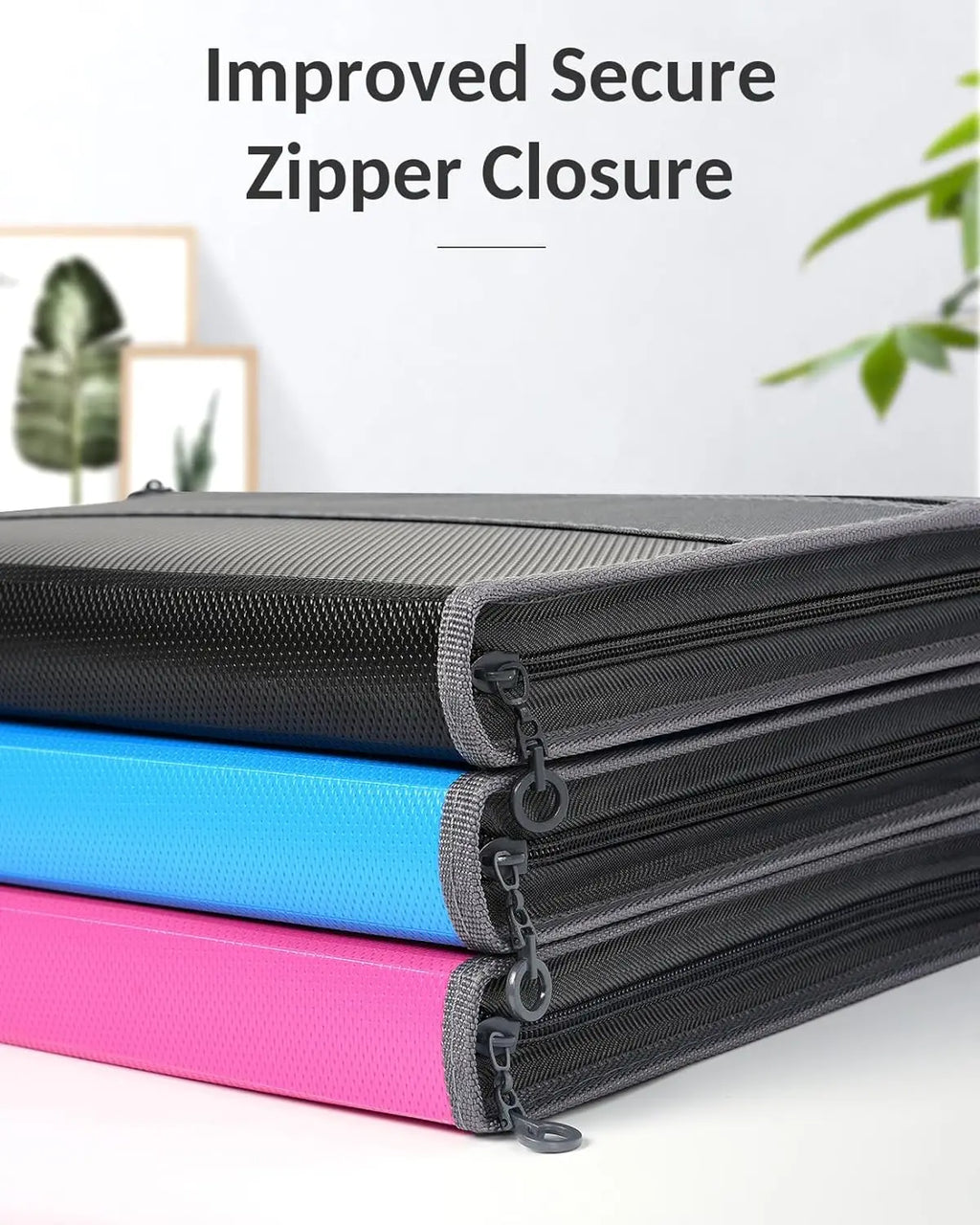 Kobest Expanding File Organizer 13 Pocket Accordion A4 Document Ziper Folder Bag Hot Style