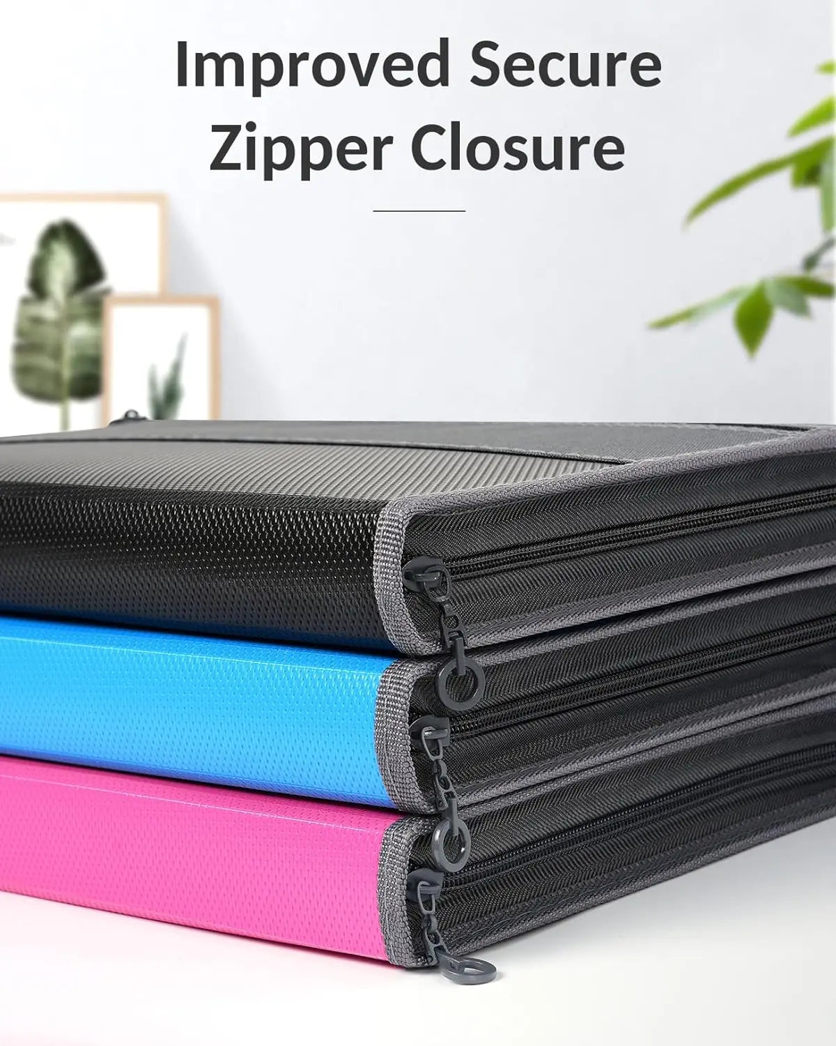 Kobest Expanding File Organizer 13 Pocket Accordion A4 Document Ziper Folder Bag Hot Style