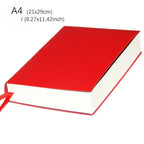 640 Page Horizontal Line/Grid /Blank Thick Business Notebook A4/A5 School Waterproof Leather Office Stationery Diary Notebook