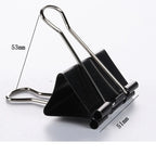 12Pcs/1BOX Binder Clip Clamps Long Tail Combination Folder Bookmark Paper Ticket Clips Effortless School Office Supplies