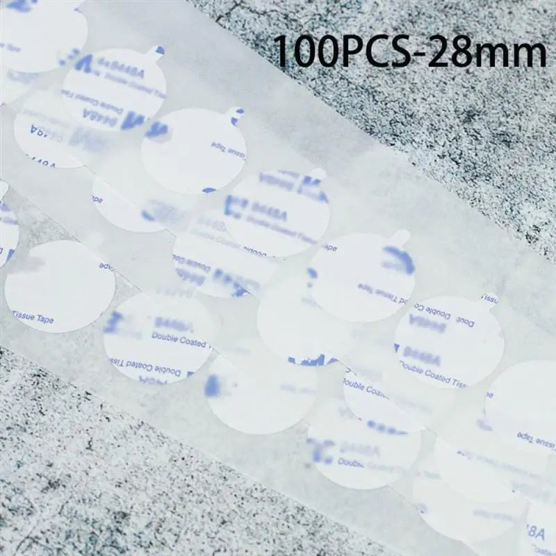 100/10PCS Seal Wax Stamp Stickers Self Adhesive Double Sided Round Circle Discs For Wax Sealing Stamp Candle Wick Making
