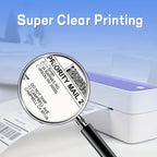 4x6 Inch Direct Thermal Labels Printer Paper 100x150mm Fan-Fold Labels Shipping Supplies Waterproof for D100 D200 Printer