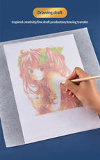 AngelMark Tracing Paper Roll High Transparent Draft Rotring Drawing Paper Sketch Copy Paper Pattern Painting Paper for Sewing