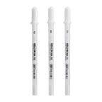 1Pc Sakura Gelly Roll Gel Pen White Color 0.5/0.8 /1.0mm High Light Marke Pen Black Cardboard Art Painting Pen White Line Pens