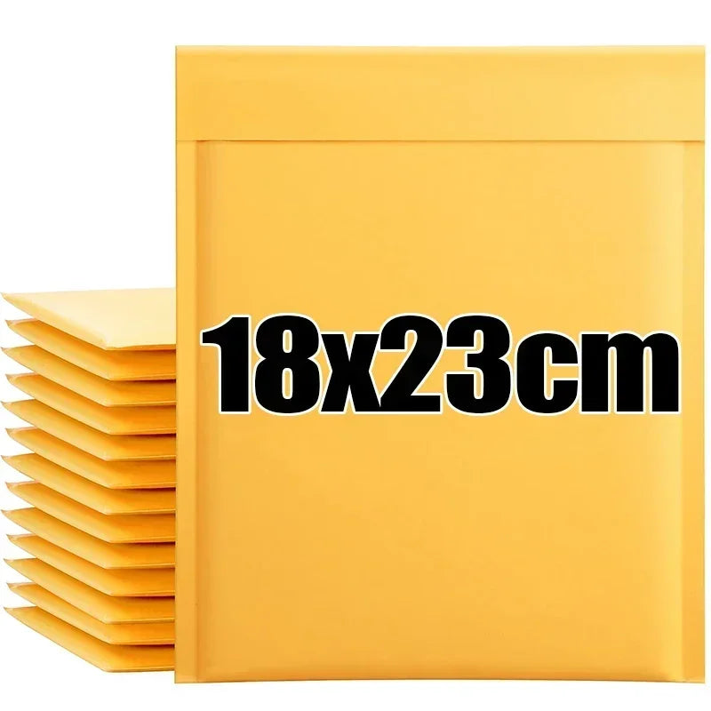 Kraft Paper Bubble Envelopes Bags Waterproof Storage Mailers Padded Shipping Envelope With Bubble Mailing Bag Gifts Packaging