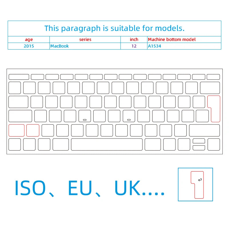 (Iso EU ) White Transparent Frosted Mbp Suitable for Apple Mac Book Pro 14-Inch 16 Model Laptop  Keyboard