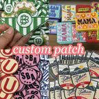 1PC 10cmX2.5cm Custom Personalized Name Embroidered Patch Number Stripes Badge Tags Armband Iron On Backing Hook & Loop Backing