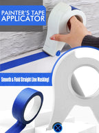 New Painter Masking Tape Applicator Dispenser Machine Adhesive Tape with Tape Cutting Tool for Repair and Beautify Crack in Tile