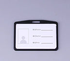 Fashion Card Cover Women Lanyard Aluminum Alloy Work ID Card Holder Business Work Card ID Badge Holder Metal Bags Case