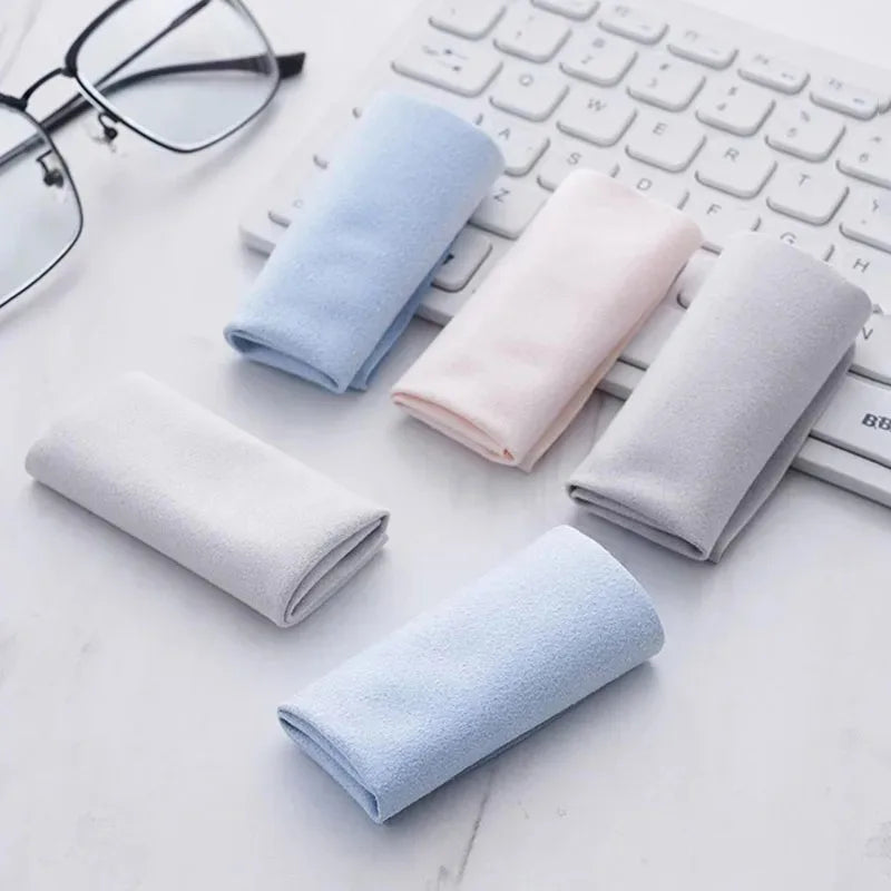 MJYIWANG 10pcs Professional Glasses Screen Lens Cleaning Cloth-Superfine Microfiber Cloth Will Not Scratch The Lens