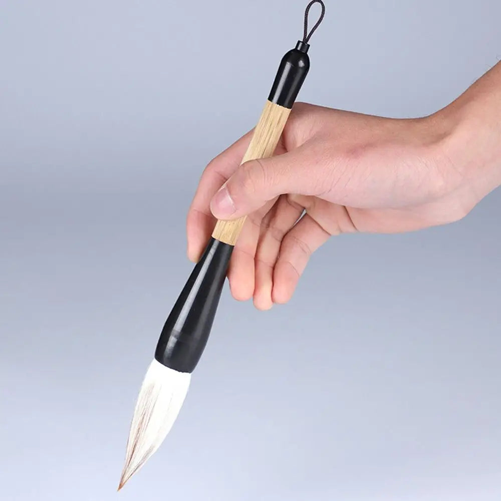 Rhapis Humilis Pole Calligraphy Brush Large Size Wolf Hair Chinese Painting Pen Spring Couplets Writing Wolf/Wool/Bear Hair