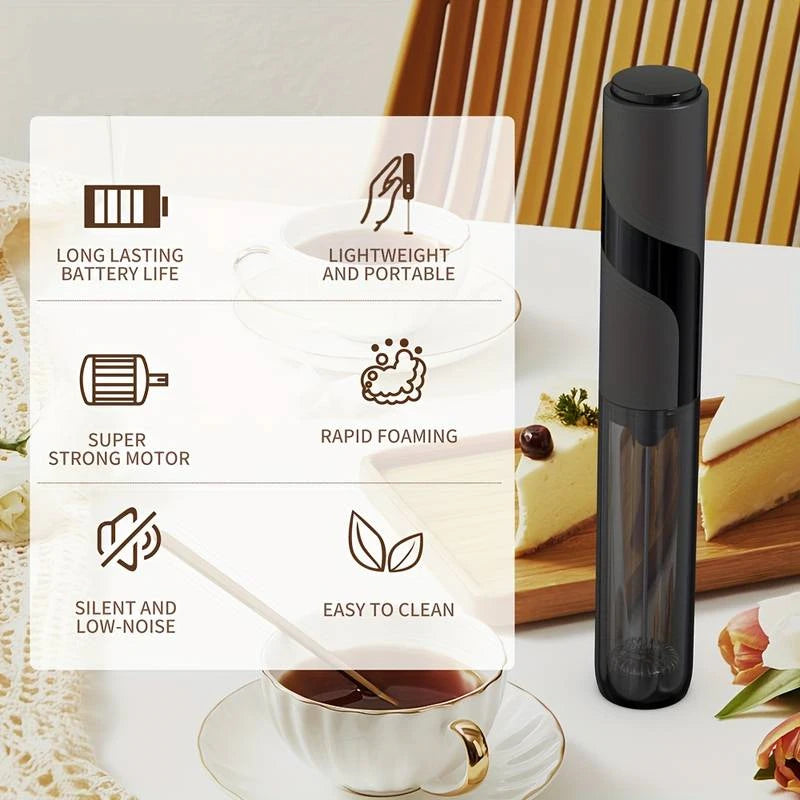Wireless Milk Foamer Coffee Whisk Mixer Electric Blender Egg Beater Mini Frother Handle Stirrer Cappuccino Maker Cooking Tools