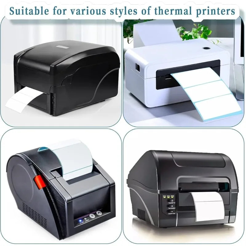 700Pcs 60x40mm Triple-Proof Thermal Labels Permanent Adhesive Stickers for Barcode Shipping Inventory Bottle Container Office