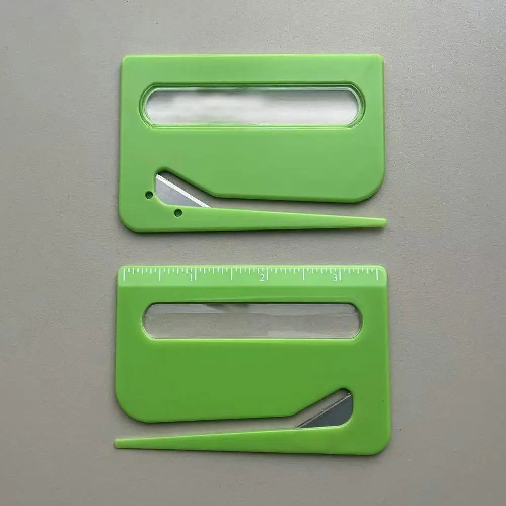Mini Letter Knife Letter Mail Envelope Opener Safety Paper Guarded Cutter Blade Office Equipment Cutting Supplies