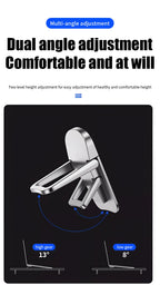 1 Pair Mini Portable Laptop Stand Computer Keyboard Holder Laptop Riser First/Second Gear Adjustment For Notebook Support