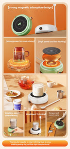 Automatic Stirring Cup Portable Electric Mixing Coffee Cup Office Mug Maglev Milk Shaker Kitchen Supplies with Spoon