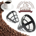1pcs Reusable Coffee Filter Basket, Cone Coffee Maker Filter Replacement Coffee Filter Compatible with Coffee Accessories