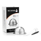 Stainless Steel Reusable Coffeee Pod Capsules for Nespresso Vertuo Plus Series Coffee Machine Espresso Filtration Pods