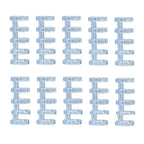 10Pcs Binding Spines Snap Split Binder Rings Learning Cards A4 A5 A6 Notebook Loose Leaf Stationery Office Supplies Plastic