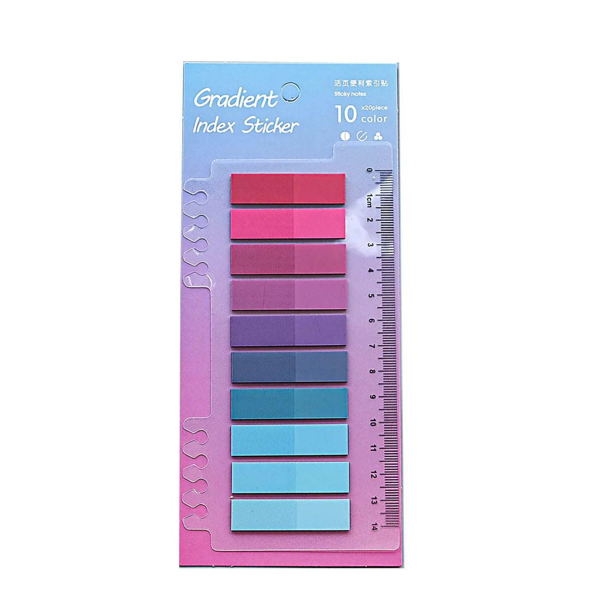 200 Sheets 6Series Color Sticky Notes  Self-Adhesives Memo Pad Bookmark Marker Memo Sticker Paper Office School Supplies