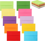 50 pack 4x6 Envelopes,A6 Invitation Envelopes 6.5 x 4.25inch For 4x6 Cards- Peel & Press,Ideal for Invitations,Weddings,Parties