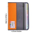 Expanding File Organizer 13 Pocket Accordion A4 Document Ziper Folder Bag Hot Style