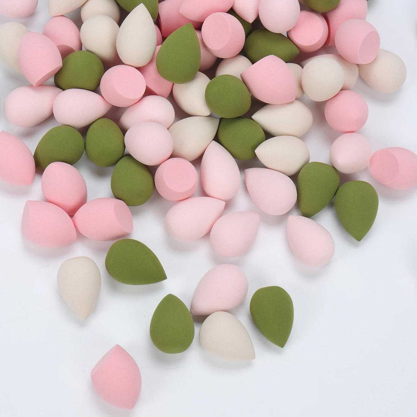 10/20/30/50/100Pcs Mini Makeup Sponge, Expands When Exposed to Water, Suitable for All Skin Types