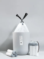 Thickened Garbage Bag with Drawstring Household Disposable Transparent Garbage Bag Dormitory Living Room Use Kitchen Trash Bags