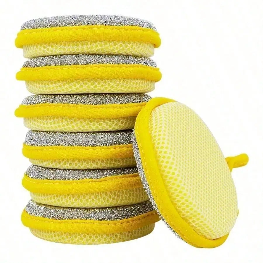 Heavy Duty Scrub Sponges, Double Sided Dish Washing Sponges, Absorbent Kitchen Cleaning Sponges For Pots, Pans, Stove Tops, Sinks, Ovens, Grill And Multi-Surface Household Stain Cleaning