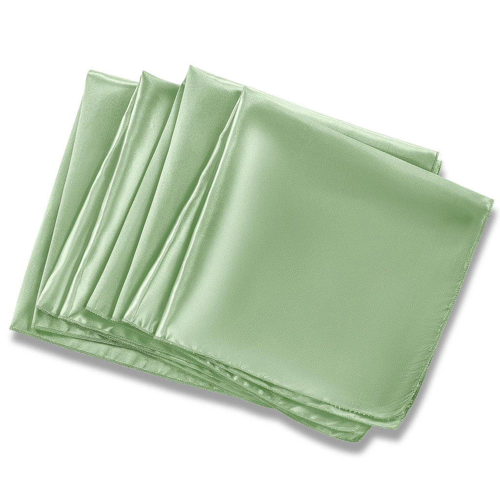 12PCS Wedding Red Satin Napkin 30x30cm Wholesale Soft Table Napkins for New Year Christmas Decoration Party Dinner Table Decor