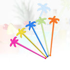 25Pcs Coffee Stir Stick Coconut Stirrers Mixing Sticks Coffee Beverage Stirring Rod Drinks Beverage Sticks Bar（Random color）